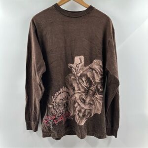 Travis Scott Utopia Circus Maximus Tour Brown Long Sleeve – Size M